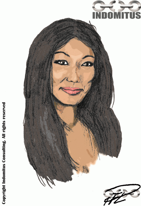 Jennie målad m cut-out