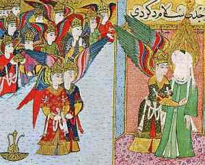 Angels & Muhammed, ottoman 16th C