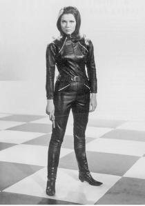 Emma Peel leather & boots