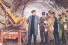 nkorean propapganda miners Kim il Sung