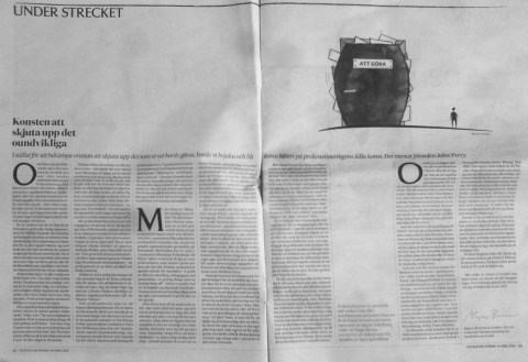 Konsten att skjuta upp det oundvikliga SVD kultur söndag 14April 2013