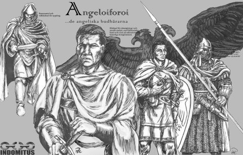 Angeloiforoi bysantinska krigare Angeliska Budbärare klädedräkter & rustning byzantine warriors resized copy