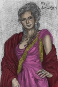 Eleni Loforitza kol b&w smetad färg resize byzantine bysantinsk stola tunika