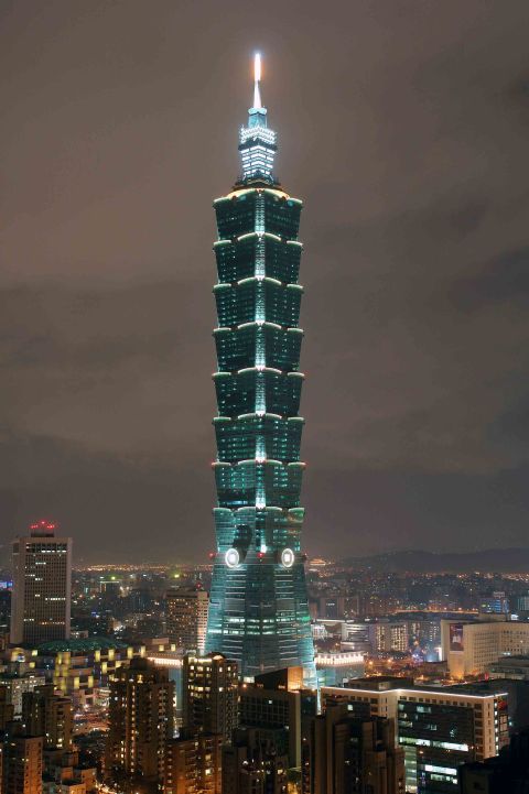 Taipei 101 night view