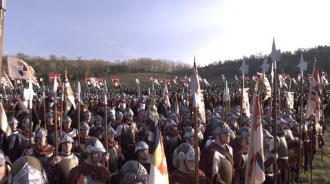 the BORGIAS season 1 tv series battlefield scene VFX_05A