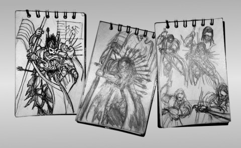 Utkast Yakane och Flagga