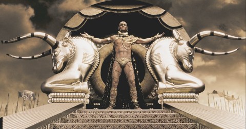 300 Xerses on throne Rodrigo Santoro