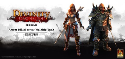 Divinity Original Sin Armor bikini vs Walking Tank