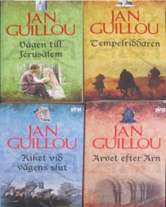 Jan Guillou - Arn-böcker -Vägen till Jerusalem - Tempelriddaren - Riket vid Vägens Slut - Arvet efter Arn