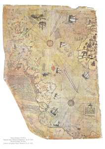 Piri Reis ottoman atlantic map 1513 piri_dunya