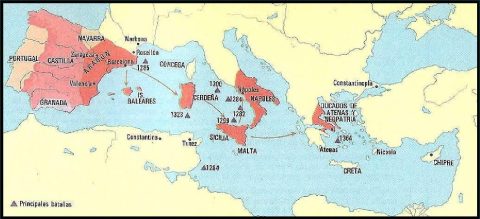 Den Katalanskt-Aragonska Expansionen 1200-1300-talet